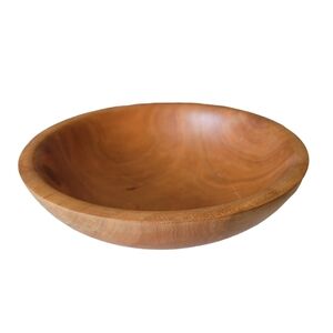 Bob Harr Farmer Bob Brown Handmade 8" Wood Bowl Hand Engraved Wood  Signature